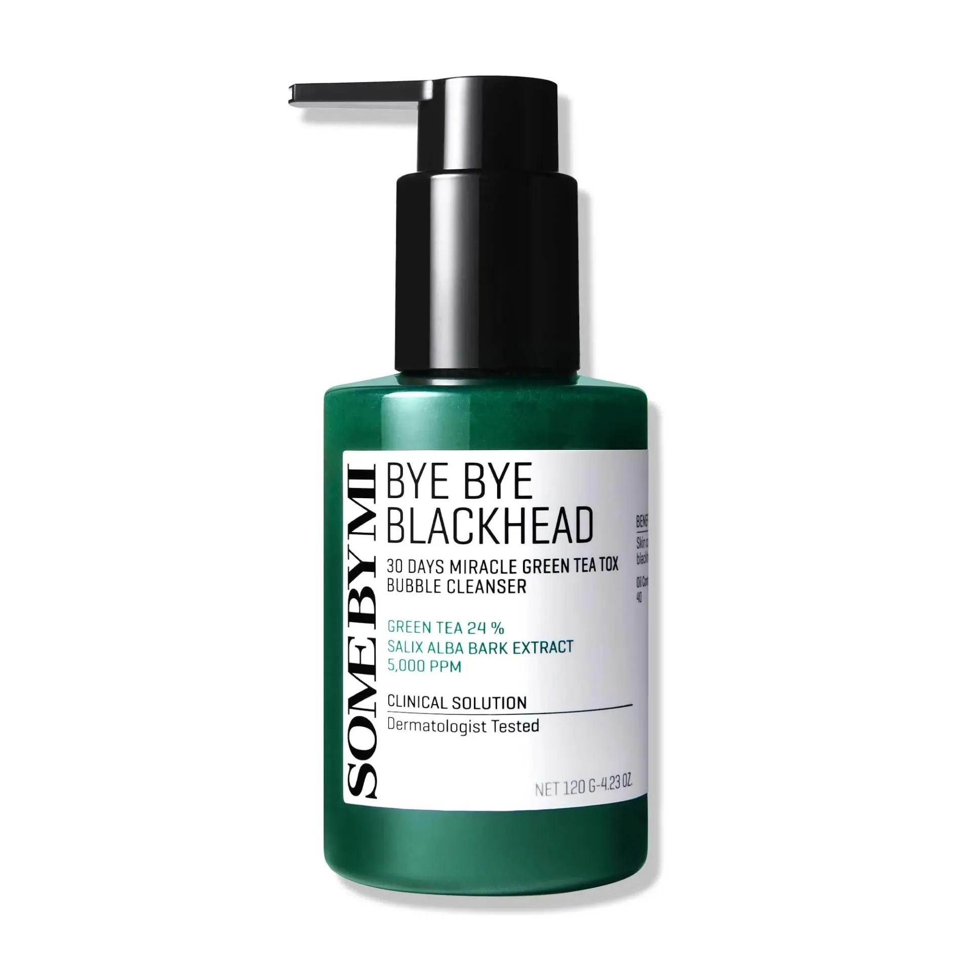 Bye Bye Blackhead 30 Days Miracle Green Tea Tox Bubble Cleanser [2024 Version - 120g]