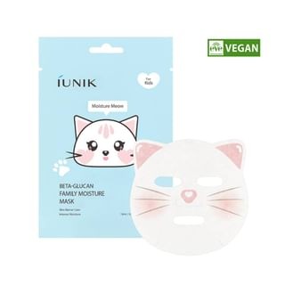 IUNIK - Beta-Glucan Family Moisture Mask for Kids 18ml X 1 Sheet