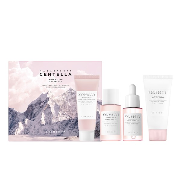 SKIN1004 - Madagascar Centella Poremizing Travel Kit - 1 Set (4 Items)